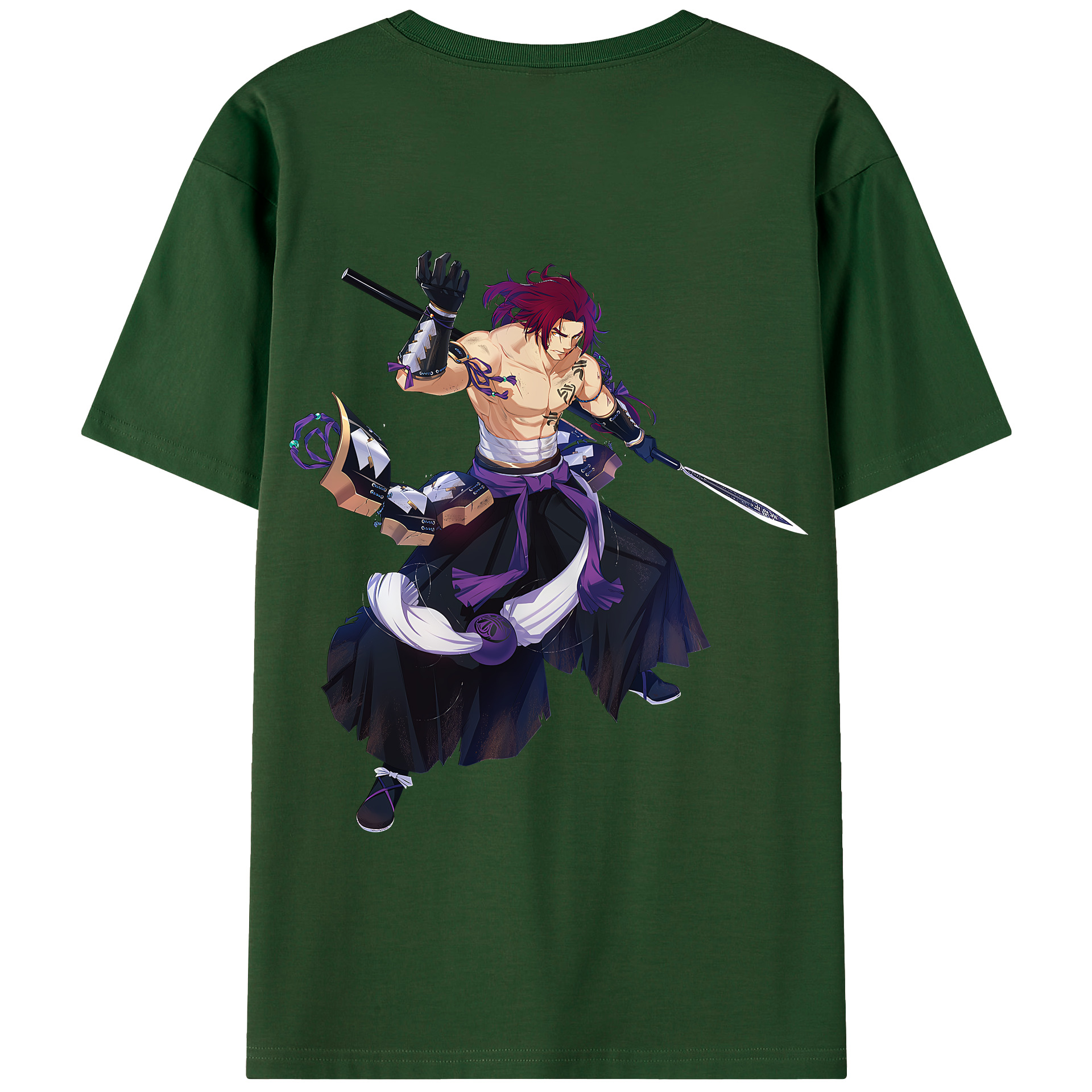 （画像用） 刀剣乱舞 Touken Ranbu 綿100％半袖Tシャツ（背面プリント）